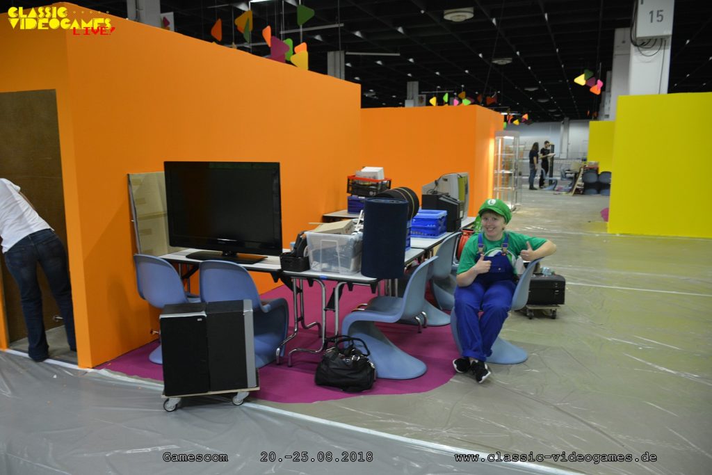 Aufbau für die Gamescom 2018 am Montag, 20. August – Foto 13