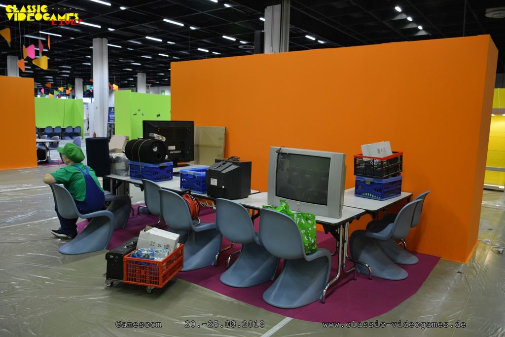 Aufbau für die Gamescom 2018 am Montag, 20. August – Foto 14