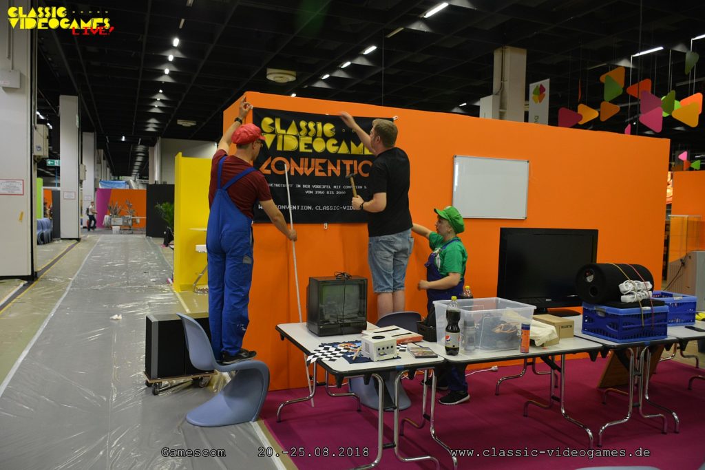 Aufbau für die Gamescom 2018 am Montag, 20. August – Foto 22
