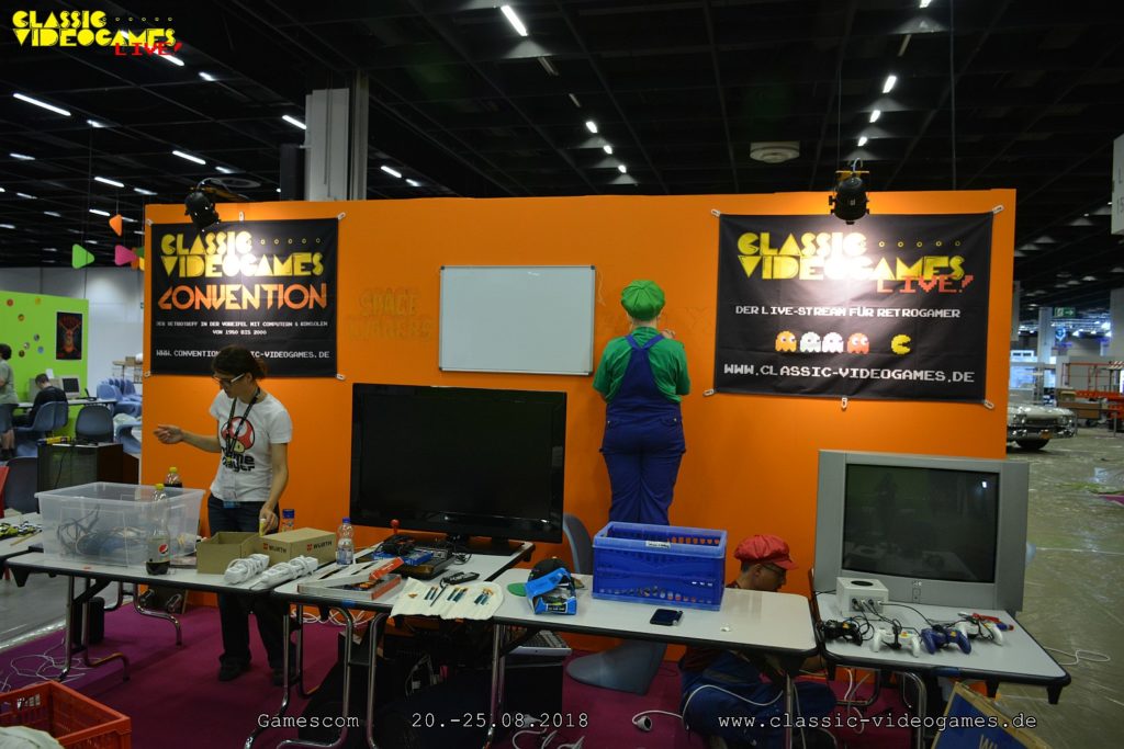 Aufbau für die Gamescom 2018 am Montag, 20. August – Foto 26