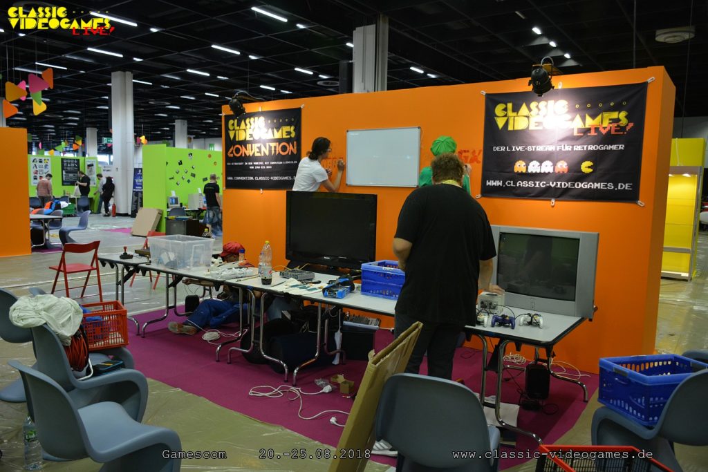 Aufbau für die Gamescom 2018 am Montag, 20. August – Foto 27
