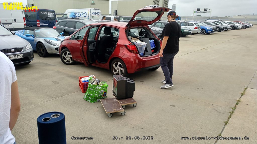 Aufbau für die Gamescom 2018 am Montag, 20. August – Foto 7