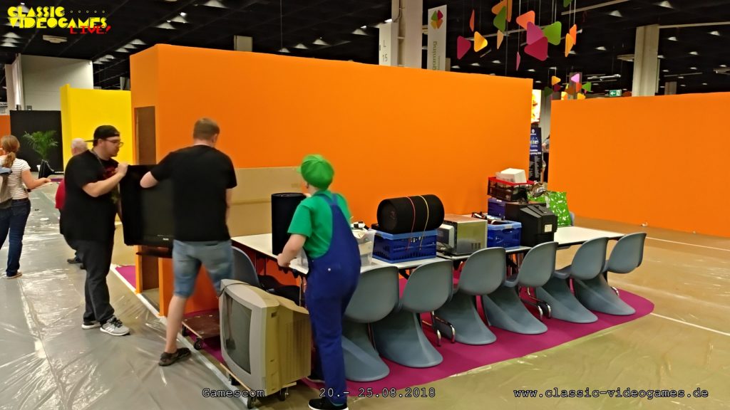 Aufbau für die Gamescom 2018 am Montag, 20. August – Foto 8