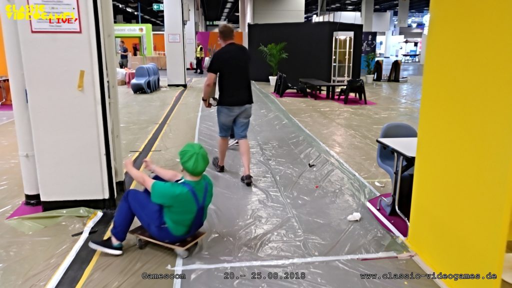 Aufbau für die Gamescom 2018 am Montag, 20. August – Foto 9