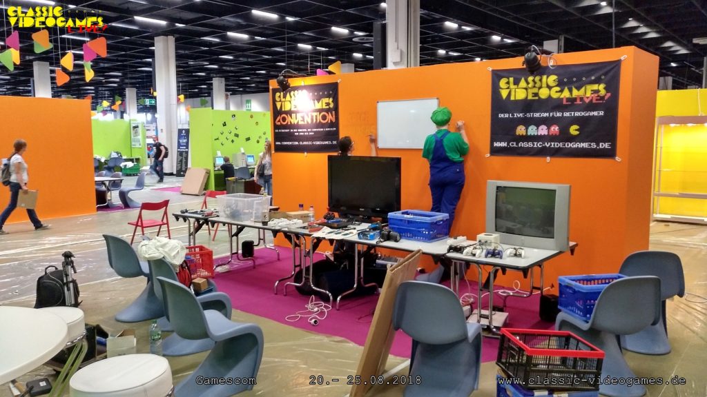Aufbau für die Gamescom 2018 am Montag, 20. August – Foto 25